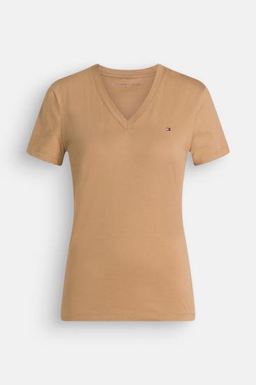 TOMMY HILFIGER - T-Shirt camel